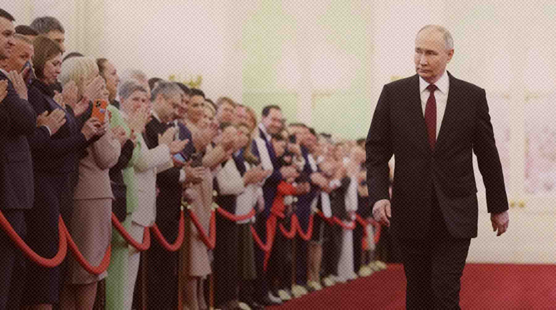Езда на новом Aurus, присяга и слова благодарности героям СВО: как прошла инаугурация Путина в Кремле
